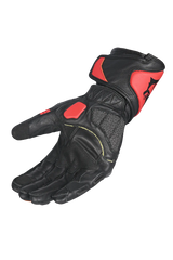 Bela Rocket Long Rosso/Nero Guanto moto da corsa 