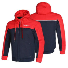 R-TECH – Suspention Felpa cappuccio protezione Blu/Rosso 