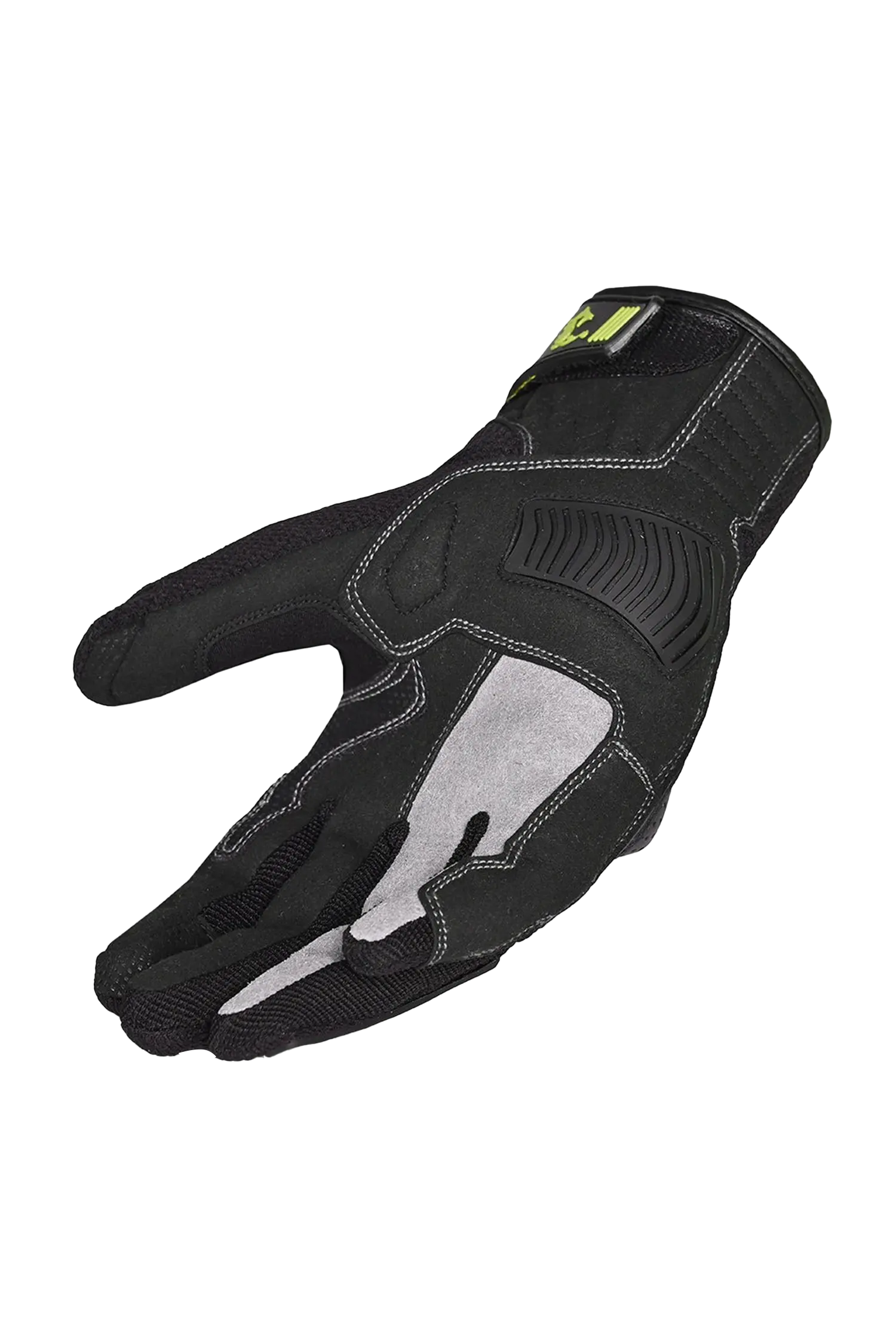 Bela Drift Donna Guanti Moto Tessuto Nero Giallo 