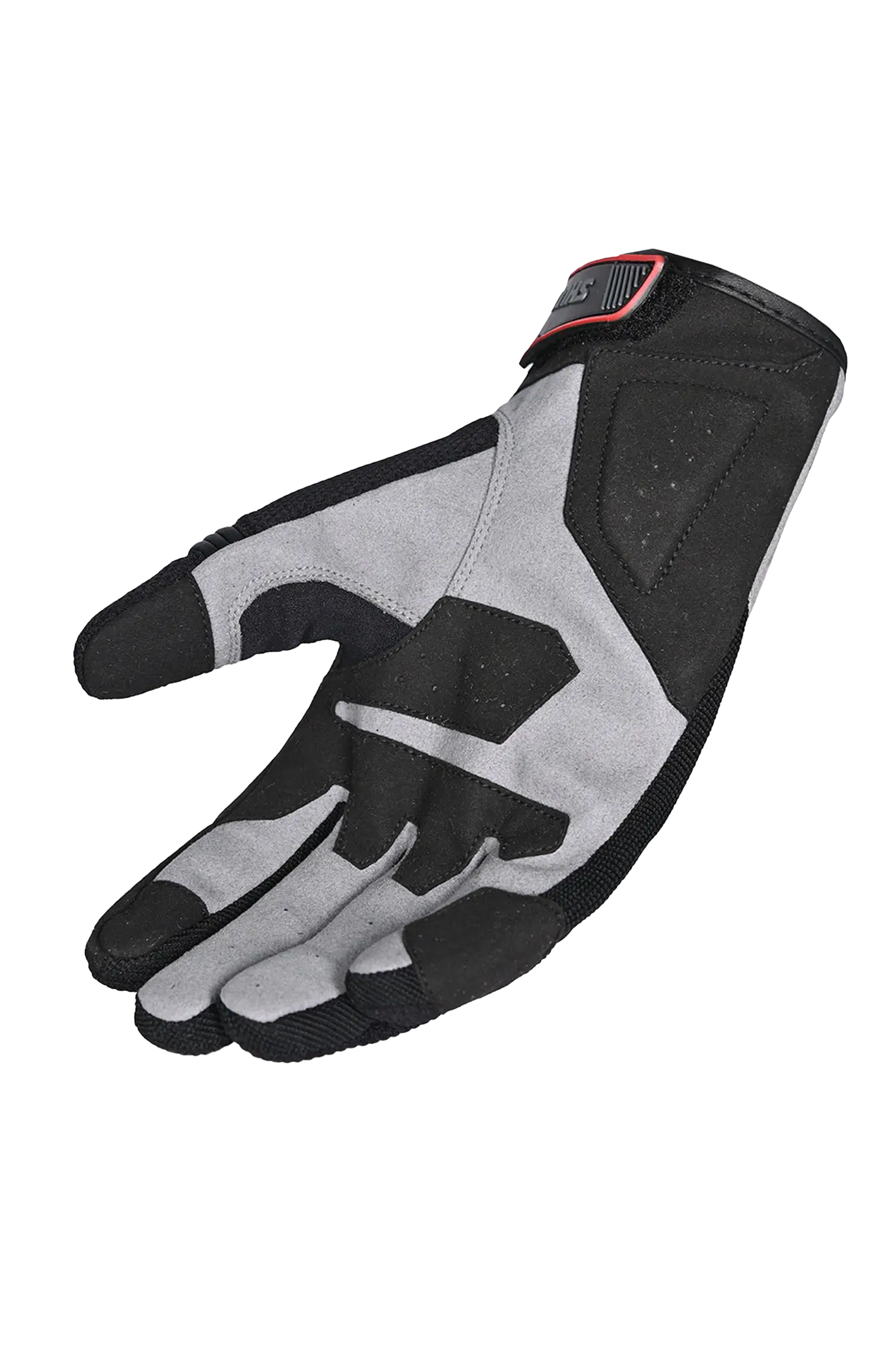 Shua - Sea Breeze Guantes Nero/Grigio/Rosso 