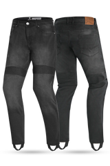 R-tech Valencia Omologato CE livello AA Jeanss UOMO Nero 34L 