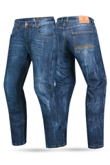 BELA - Pantalon Rio 34L Tie & DY Azzurro 