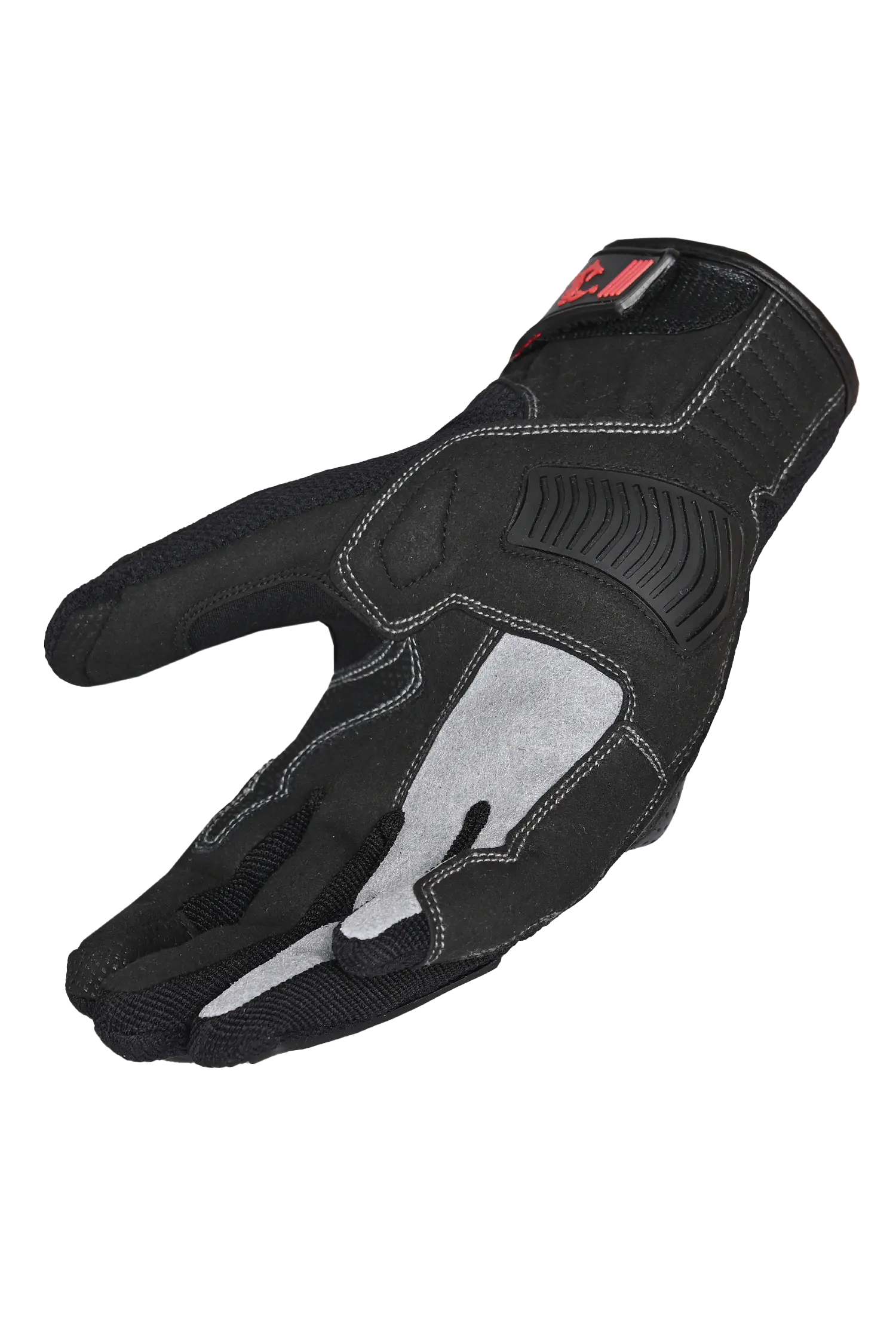 Bela Drift Man Guanti Moto Tessuto Nero Rosso 