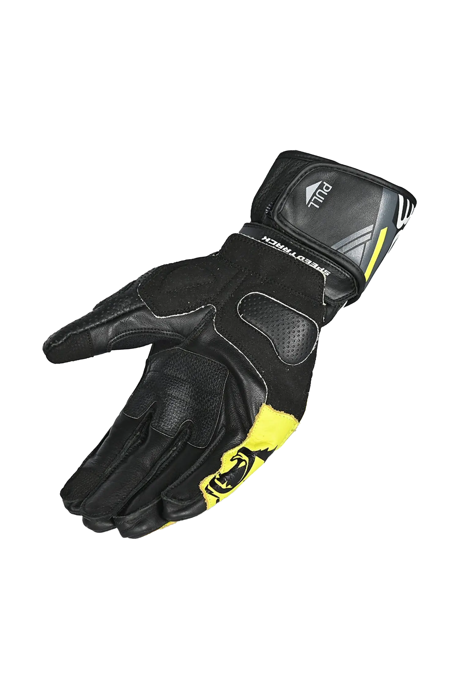 Bela Lemox Guanti per corsa nero/bianco/giallo 