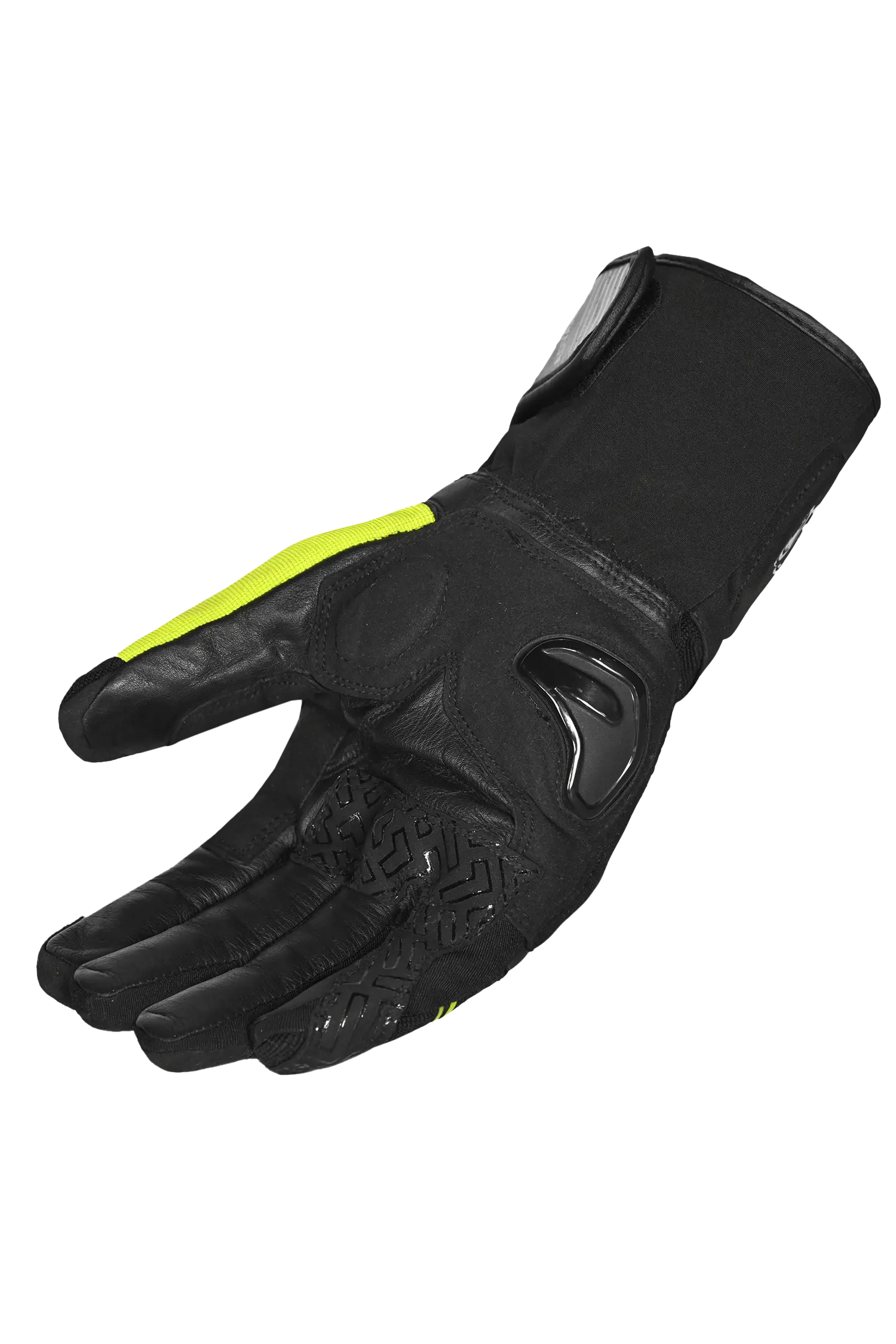 Bela Highway Donna Guanti invernali da Donna Nero Fluor giallo 