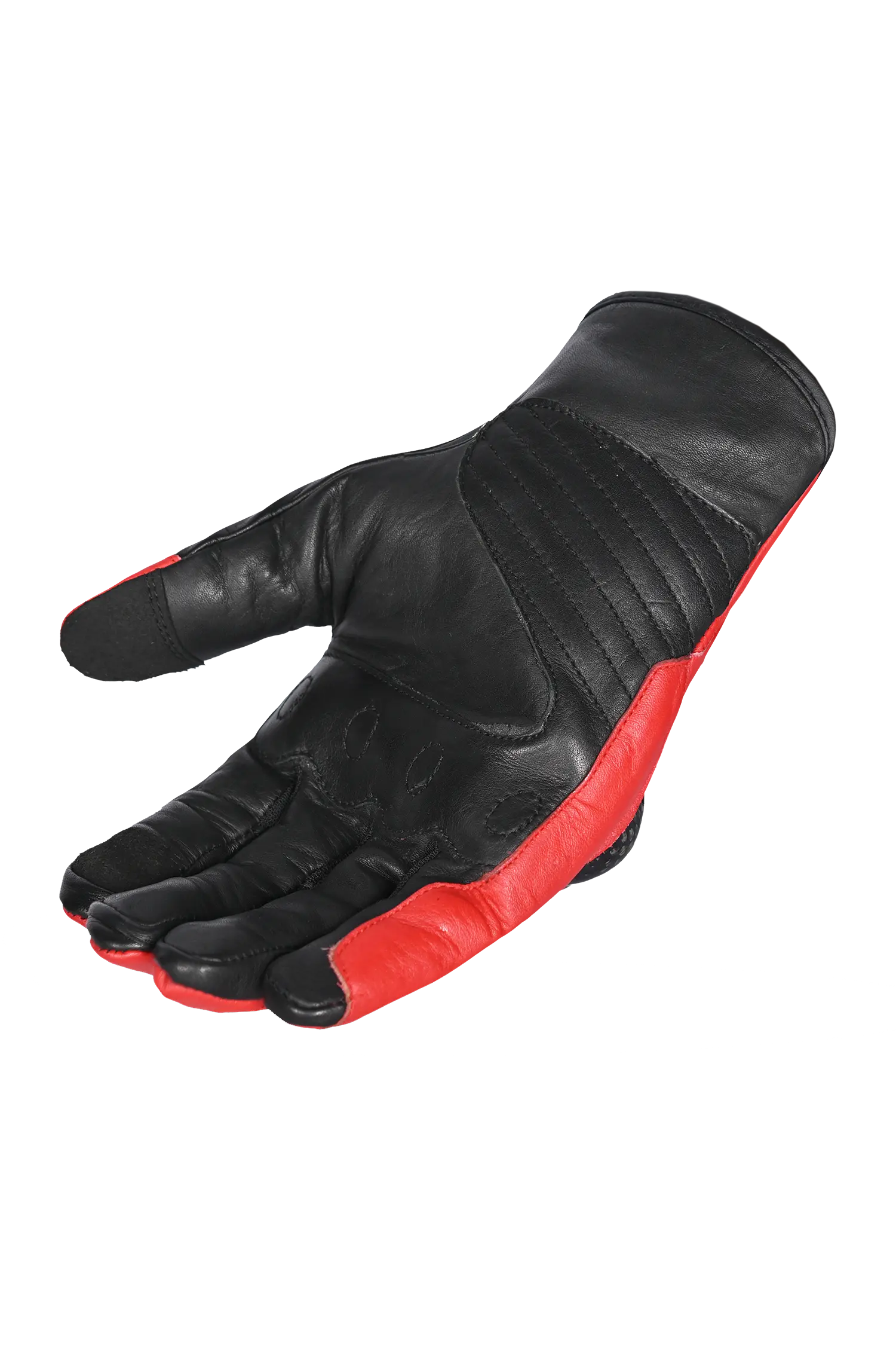 R-Tech Falcon Guanti Per Moto Nero Rosso 