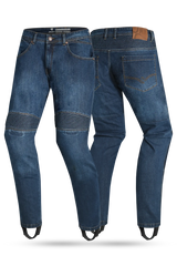 R-tech Valencia Omologato CE  livello AA  Jeanss UOMO BLU 34L 