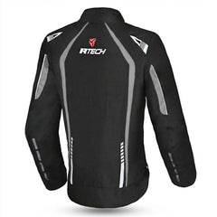 R-TECH MARSHAL GIACCA DA MOTO DA DONNA IN TESSUTO NERO GRIGIO