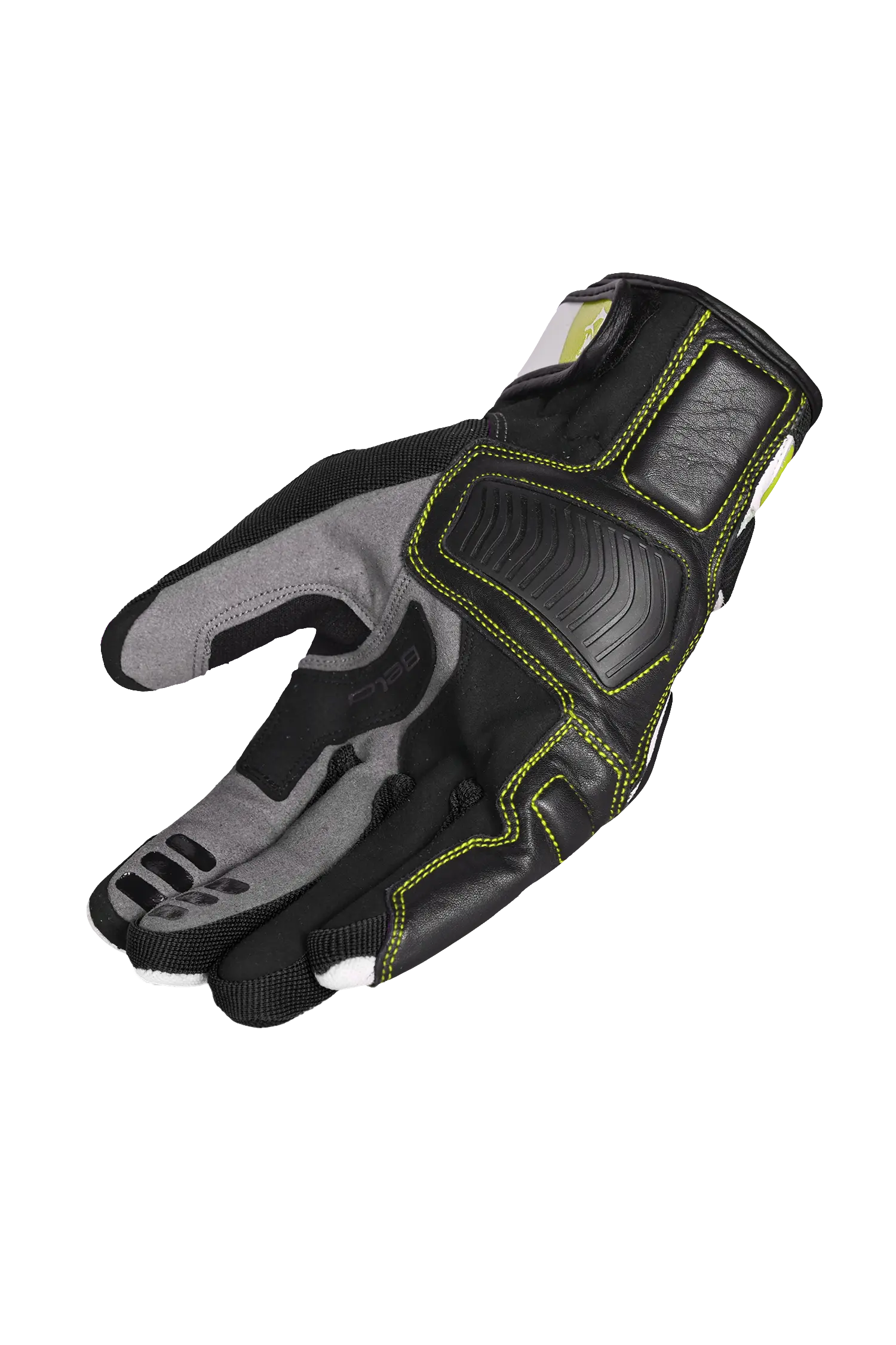 Bela Arizon Guanti Estivi Nero / Bianco / Giallo Fluo 