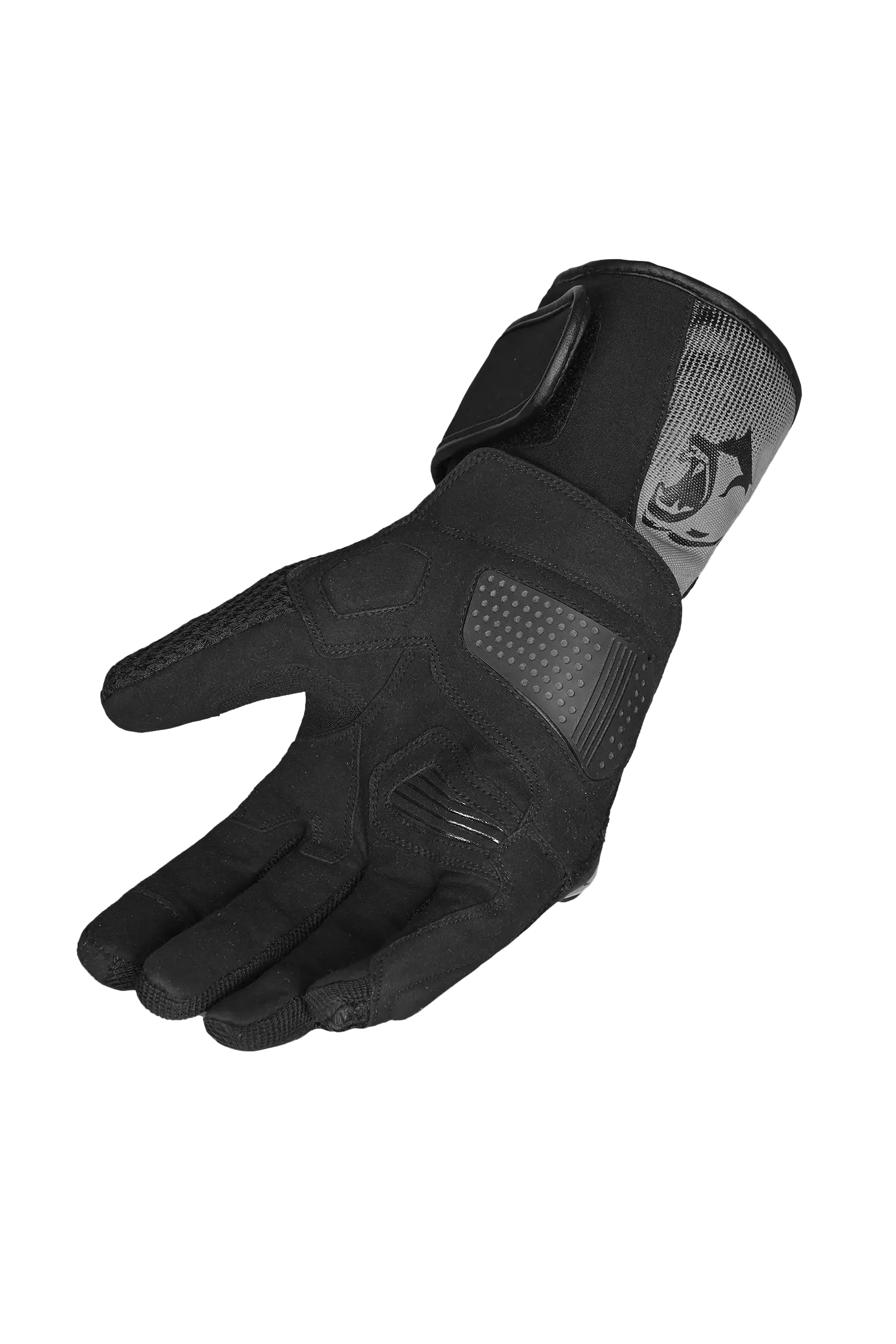 BELA Twix da Uomo Guanti Da Moto Neri Grigi 