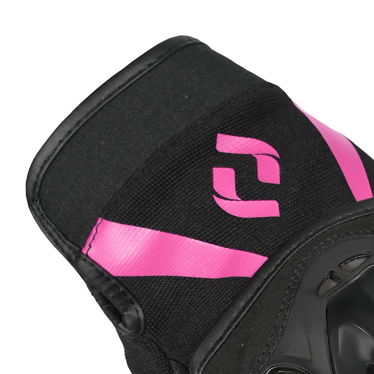 SHUA SHOT LADY GUANTI TESSILE  NERO FUCSIA 