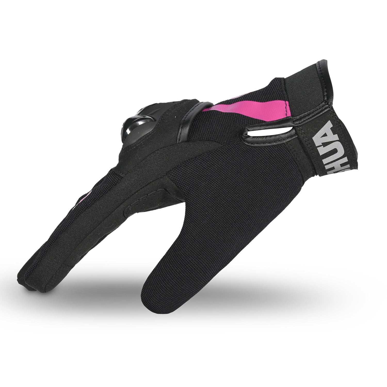 SHUA SHOT LADY GUANTI TESSILE  NERO FUCSIA 