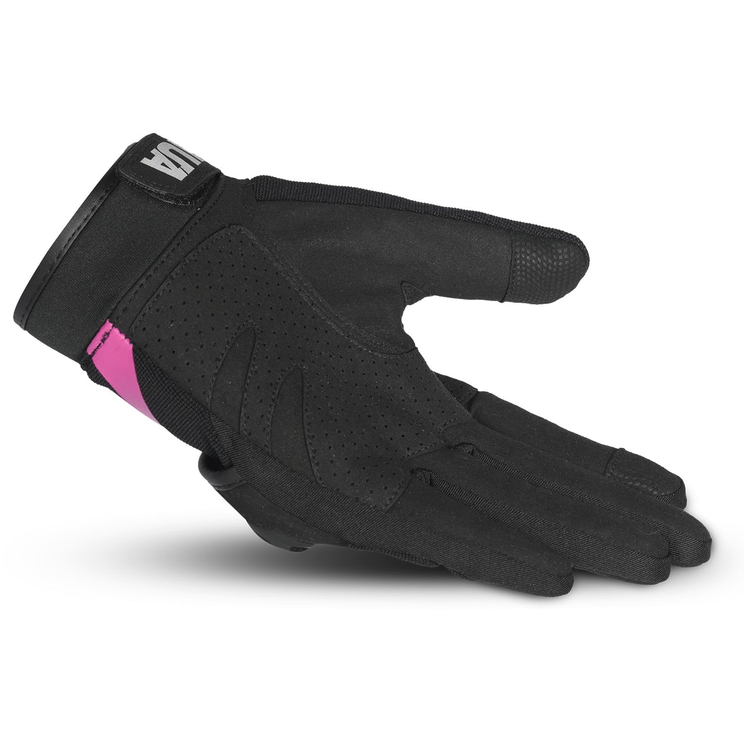 SHUA SHOT LADY GUANTI TESSILE  NERO FUCSIA 