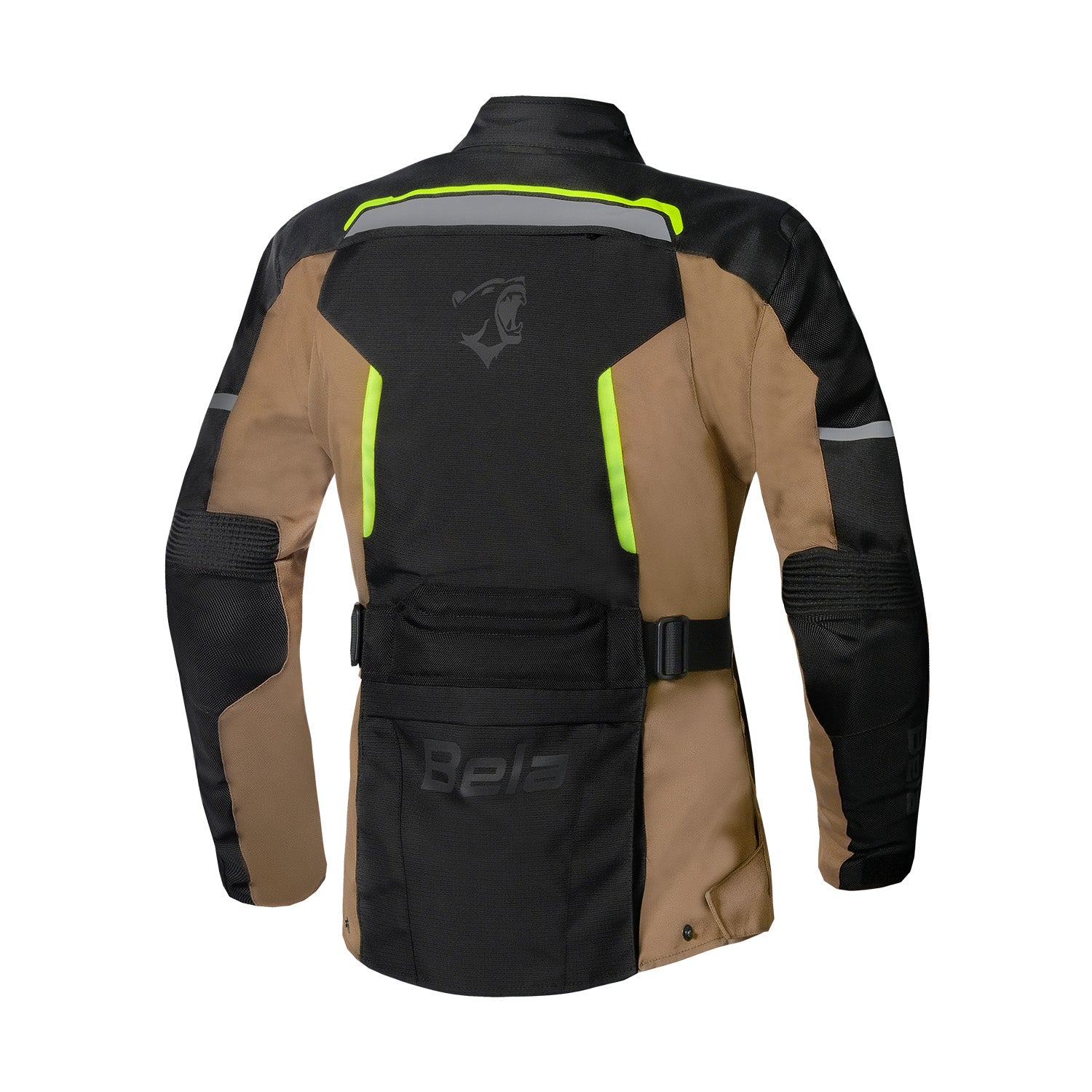 BELA HURRICANE 3 IN 1 MUJER MOTO CHAQUETA NEGRO ARENA F,AMARILLO 