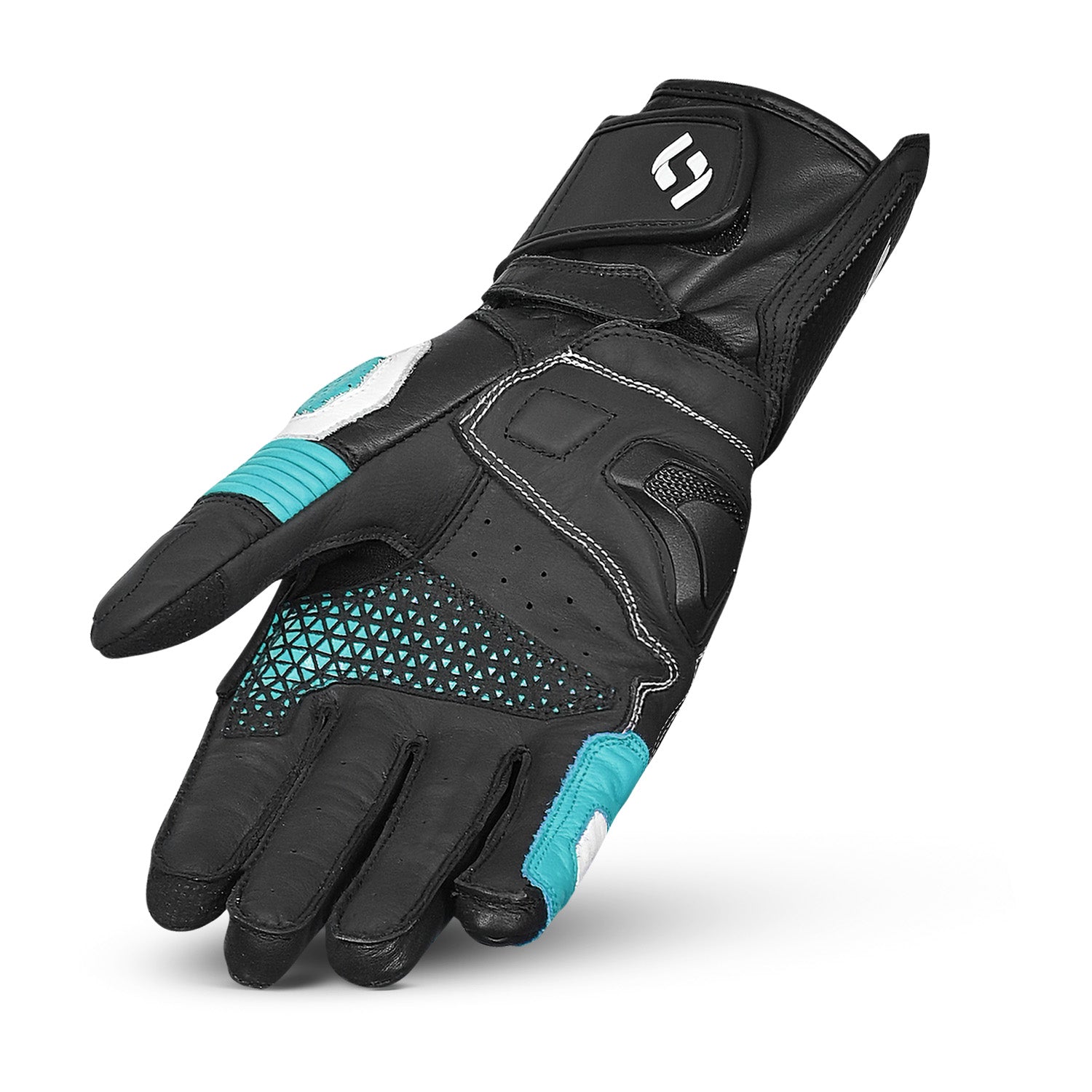 SHUA RANGER PRO GUANTES DE MUJER NEGRO BLANCO TURQUISE 