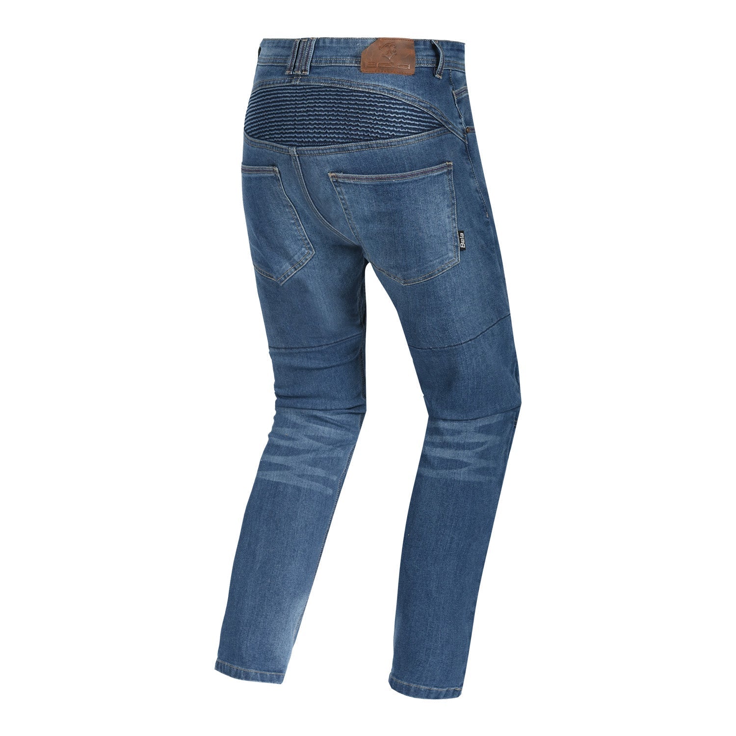 BELA BOSTON 32L JEANS DI MOTO UOMO BLU SPRAY 