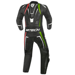 R-TECH Defender GP Tuta 1 Pezzo Nero/Rosso/Verde 