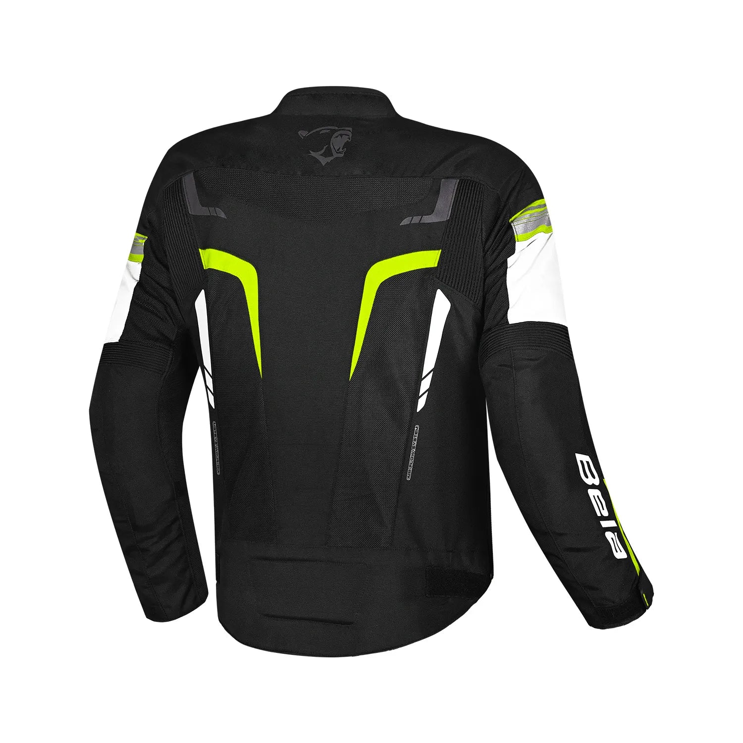 BELA SPRINTER GIACCA DI MOTO DUE STRATI GIACCA DI MOTO UOMO FLU NERO GIALLO 