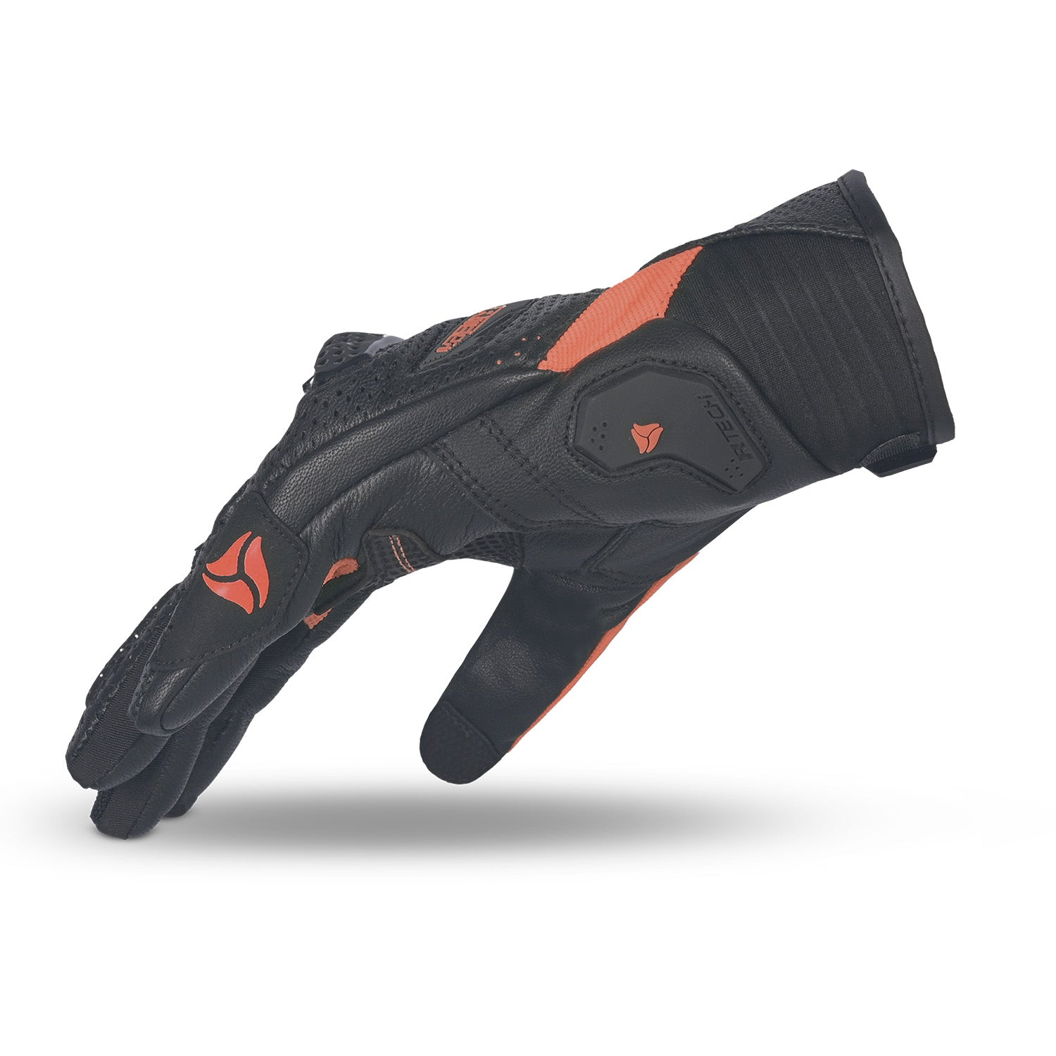 R-TECH KNIGHT RIDER GUANTES SUMMER NEGRO ROJO 