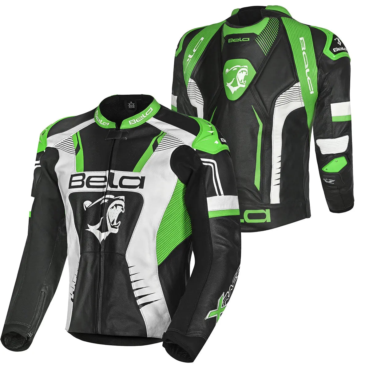 BELA - Chaqueta X Race  Negro/Blanco/Verde 