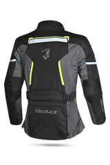 BELA - giacca donna Hurricane - Nero Giallo am- 3 IN 1 