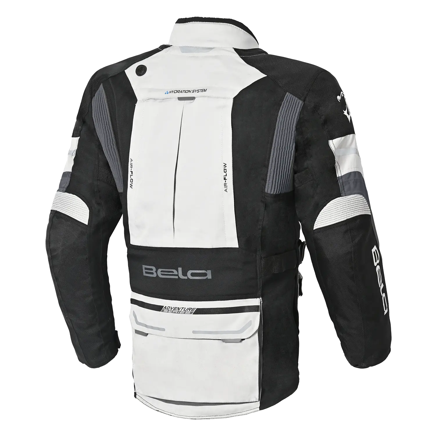 BELA - TRANSFORMER 3IN1 HOMBRE MOTO TEXTILE CHAQUETA ICE GRIS NEGRO
