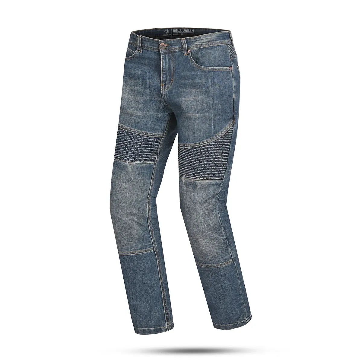 Bela - Pantalon Urban Lady Denim Maroon Tint Brown 