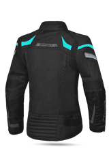 BELA giacca donna Hurricane Nero Turquoise 3 IN 1 