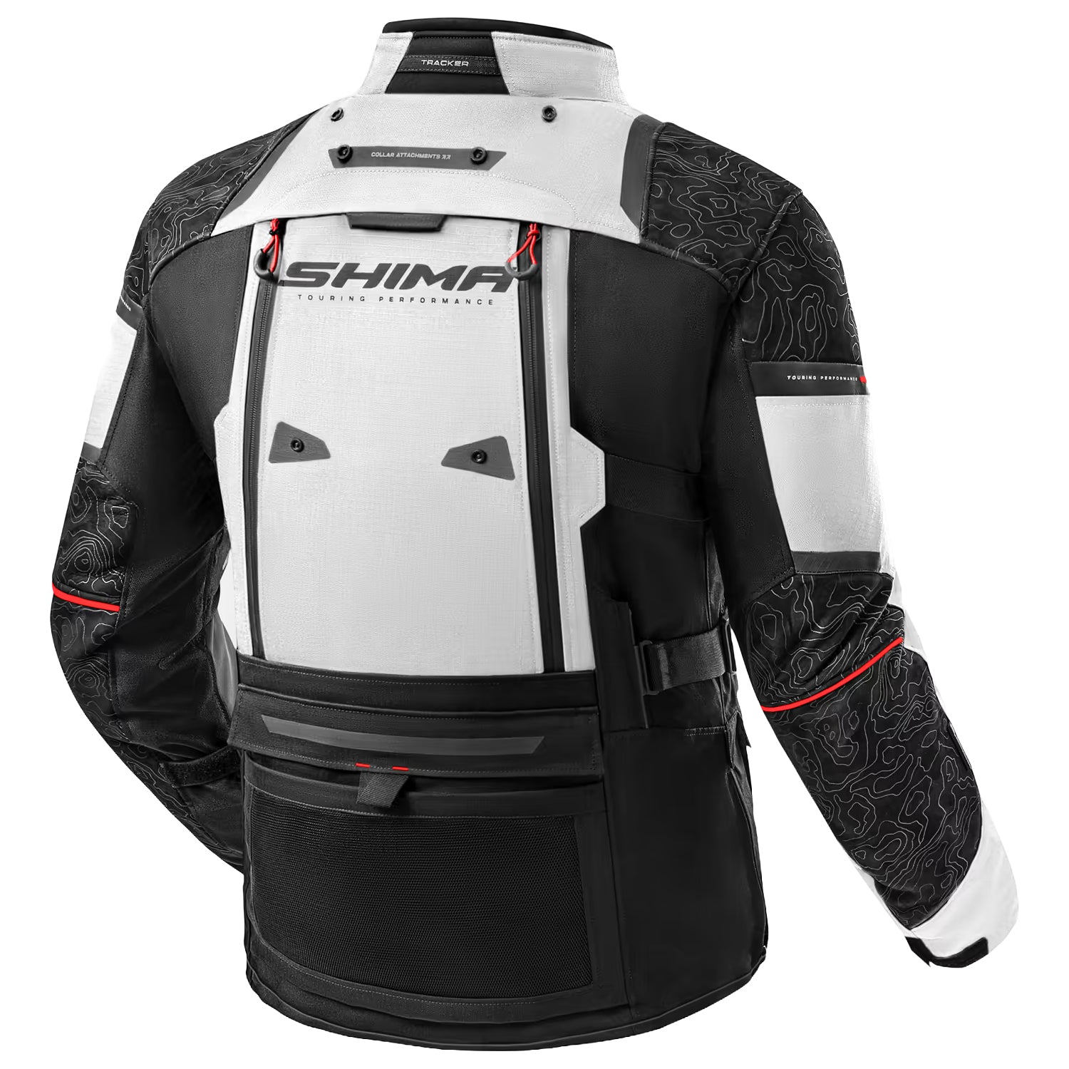 SHIMA TRACKER GIACCA DA MOTO TURISMO UOMO GRIGIO 