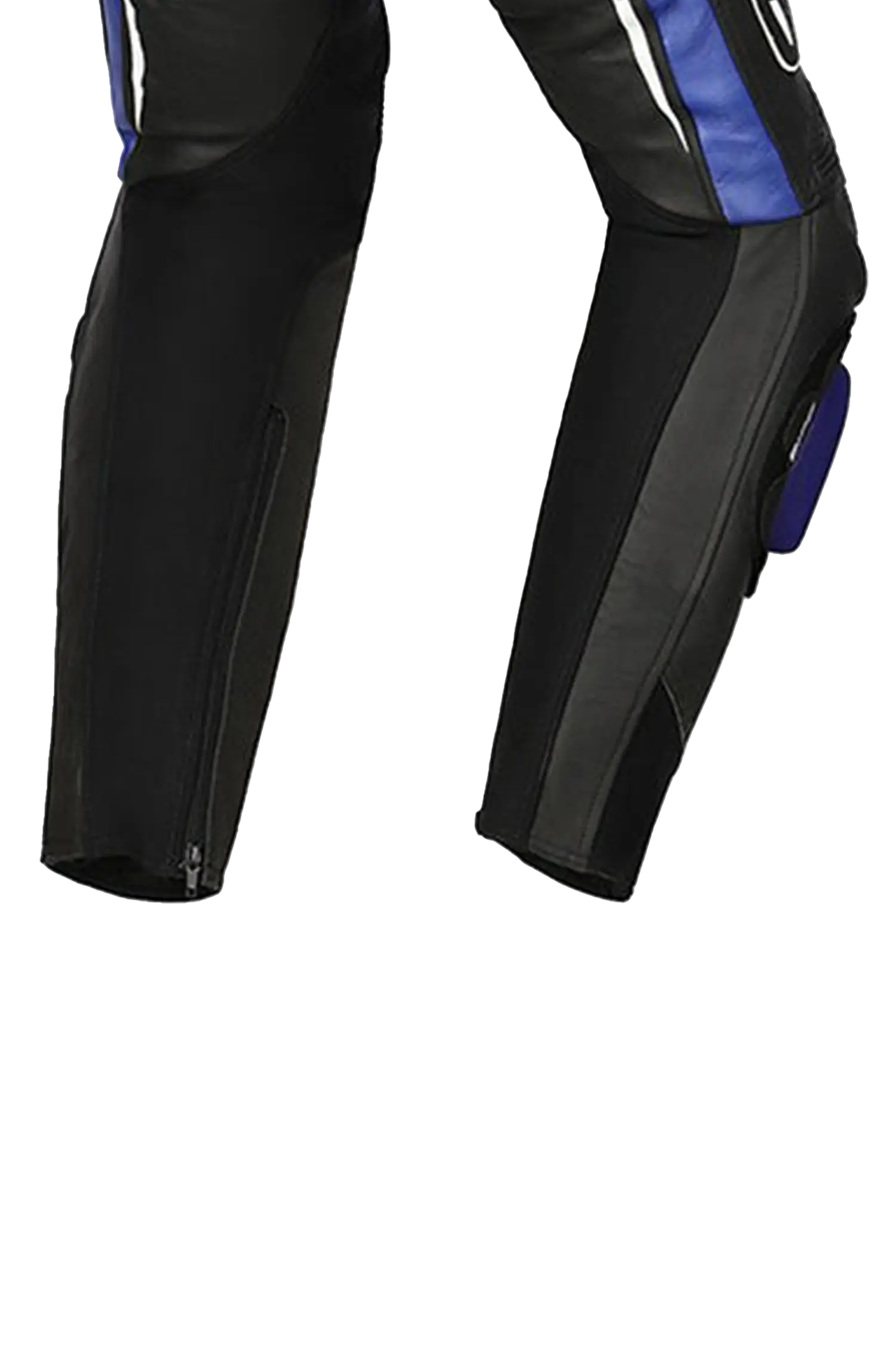 Bela Rocket Nero BLU donna Pantalone (Pelle Di Canguro Mix) 