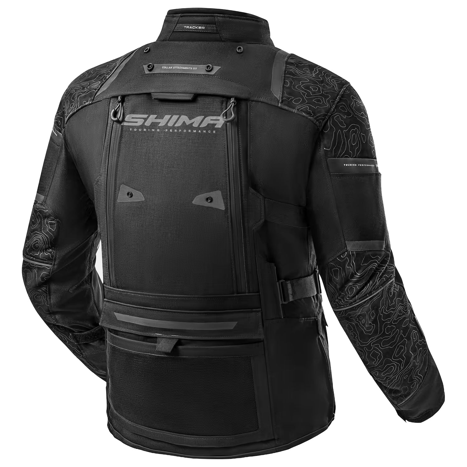 SHIMA TRACKER GIACCA DA MOTO TURISMO UOMO NERO 