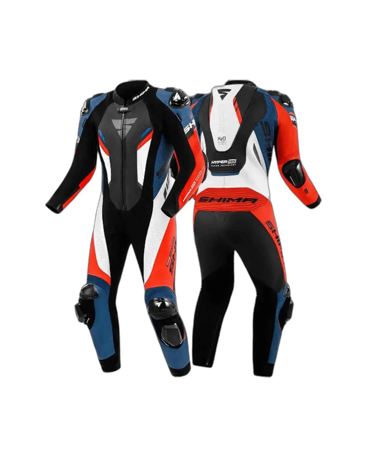 SHIMA TUTE DA CORSA HYPER RS 1PZ DONNA NERO BIANCO ROSSO BLU 