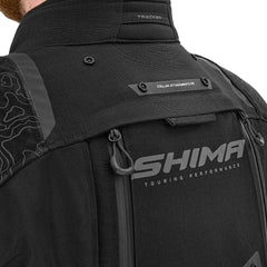 SHIMA TRACKER GIACCA DA MOTO TURISMO UOMO NERO 