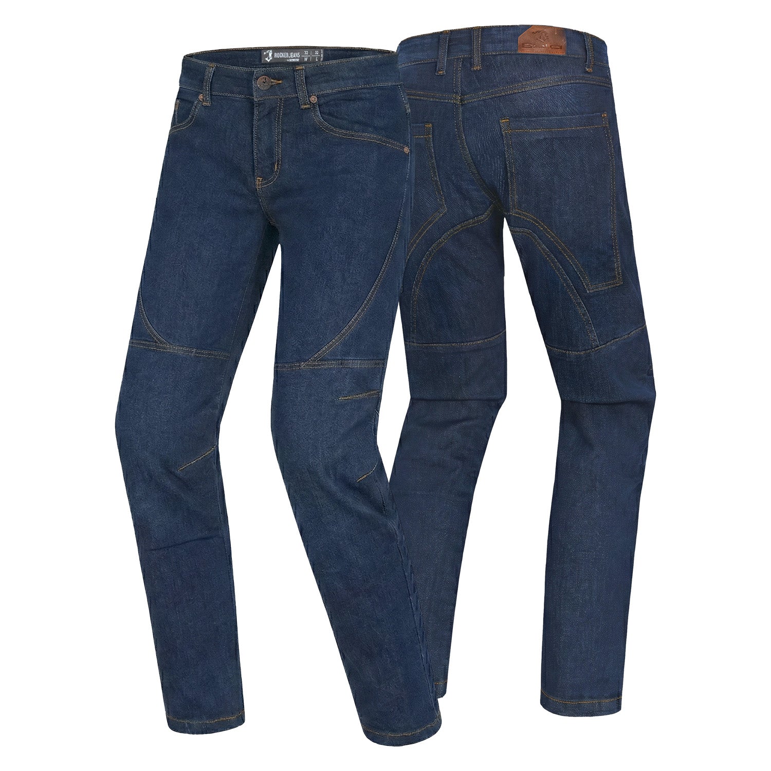 BELA ROCKER 32L JEANS DI MOTO UOMO INDACO BLU 