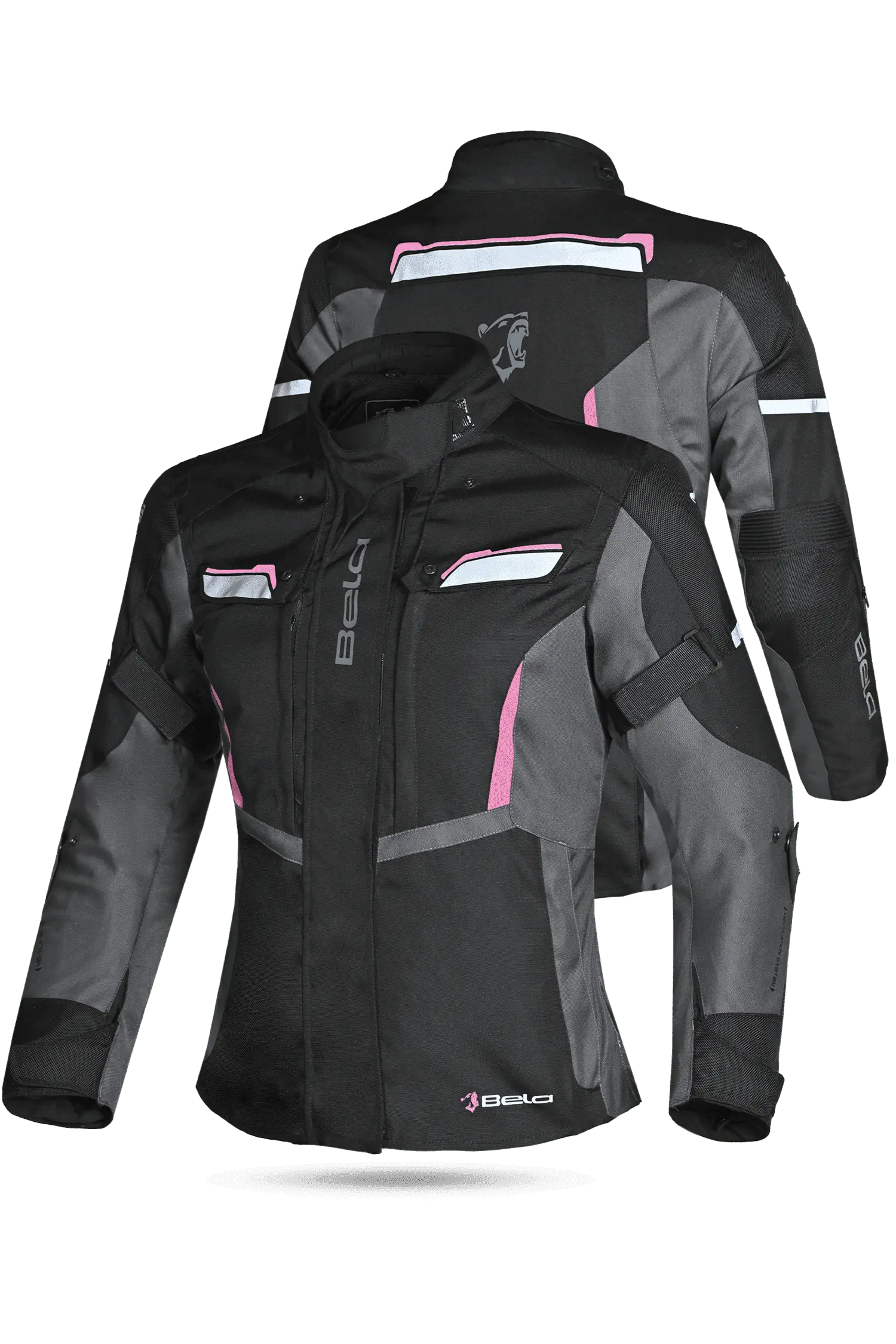 BELA giacca donna Hurricane Nero rosa 