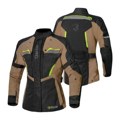 BELA HURRICANE 3 IN 1 MUJER MOTO CHAQUETA NEGRO ARENA F,AMARILLO 