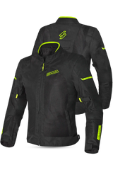 SHUA GIACCHE IN TESSUTO GRAVITY LITE NERO/Giallo donna Estivo traforato 