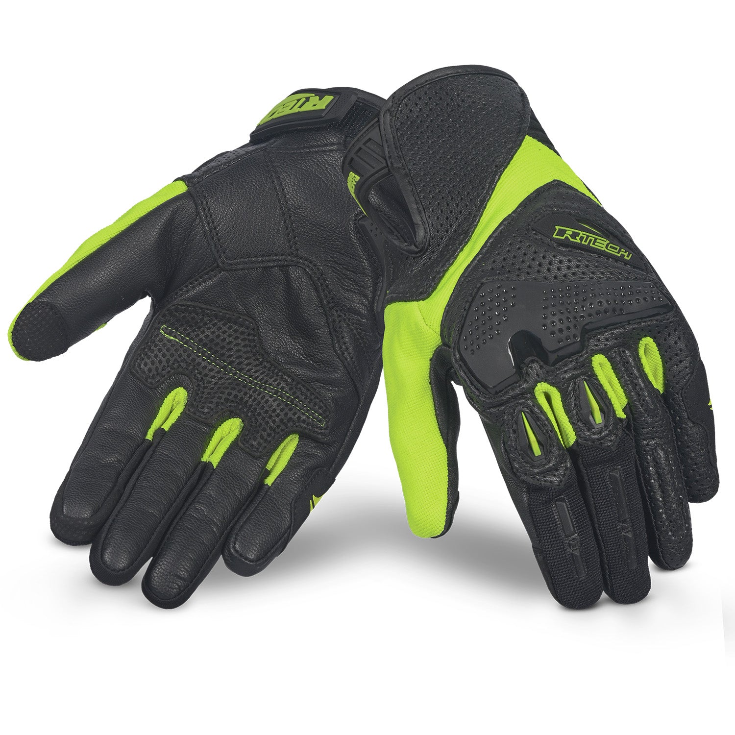 R-TECH KNIGHT RIDER GUANTES SUMMER NEGRO F,AMARILLO 