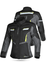 BELA - giacca donna Hurricane - Nero Giallo am- 3 IN 1 