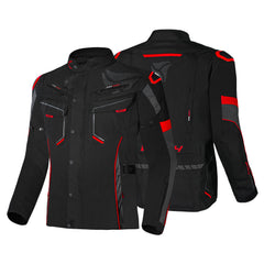 R-TECH KNIGHT RIDER LONG GIACCA TRE STRATI  NERO/ROSSO 