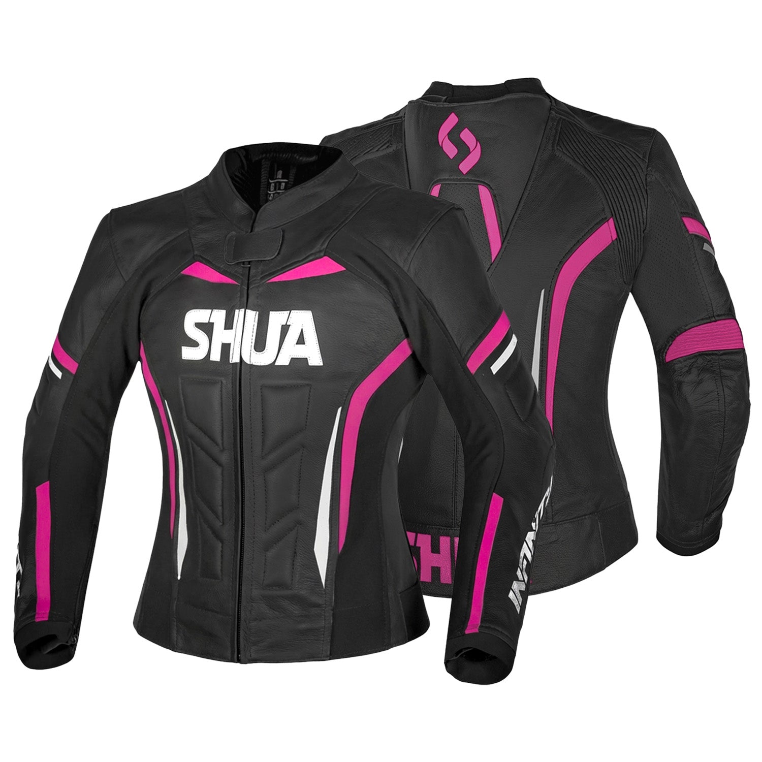 SHUA INFINITY GIACCA DA DONNA NERA E FUCSIA 