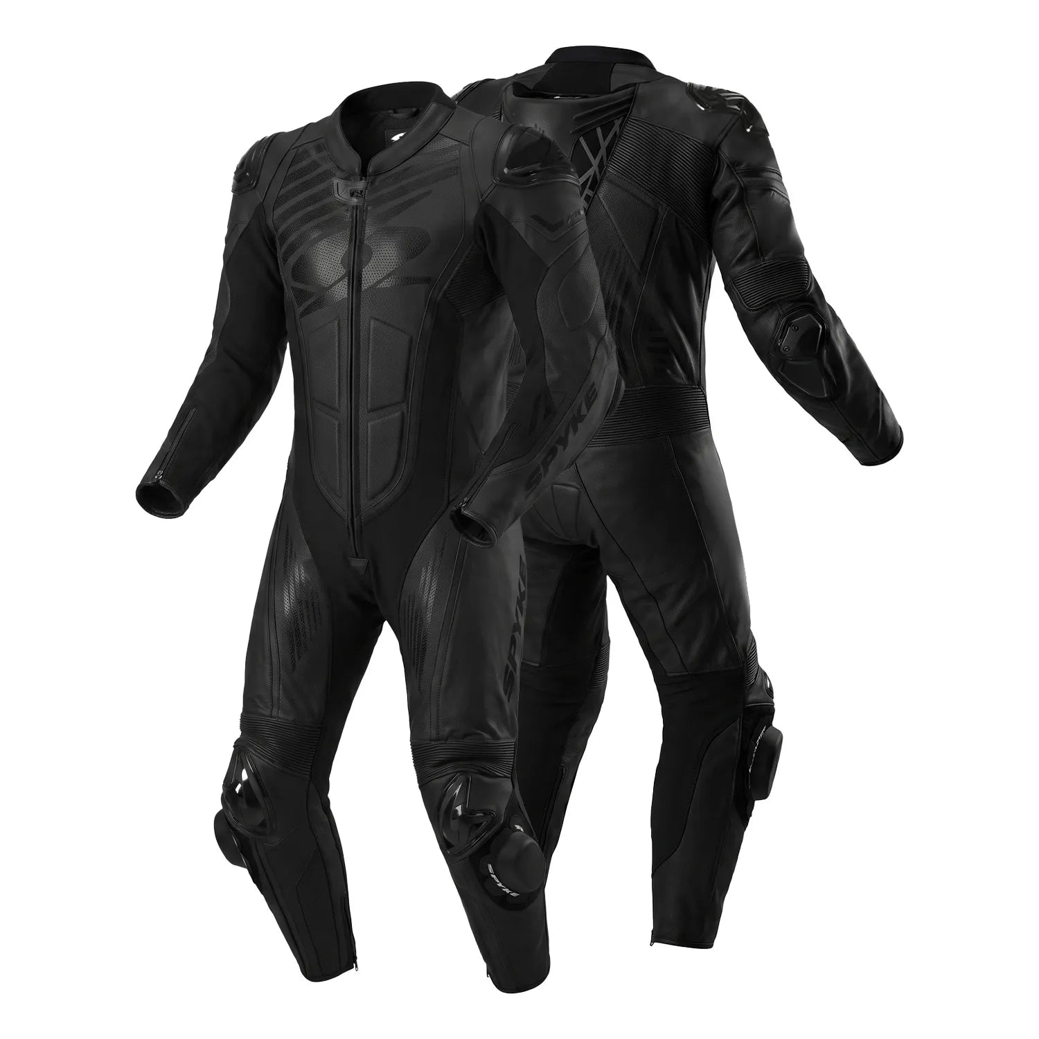SPYKE ARAGON RACE 1PC TUTA MONO DI MOTO UOMO NEGRE 