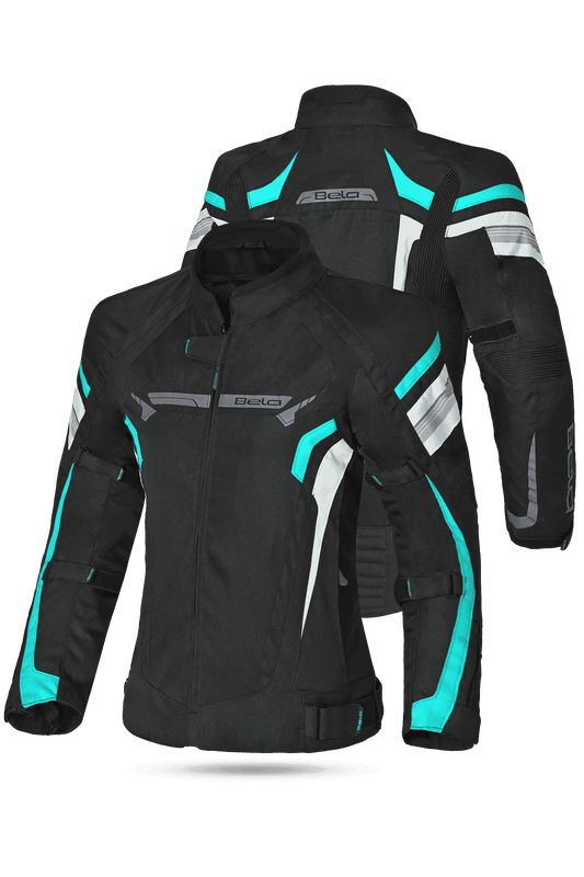 BELA giacca donna Hurricane Nero Turquoise 3 IN 1 
