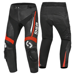 SHUA Infinity Pantaloni Nero Rosso 