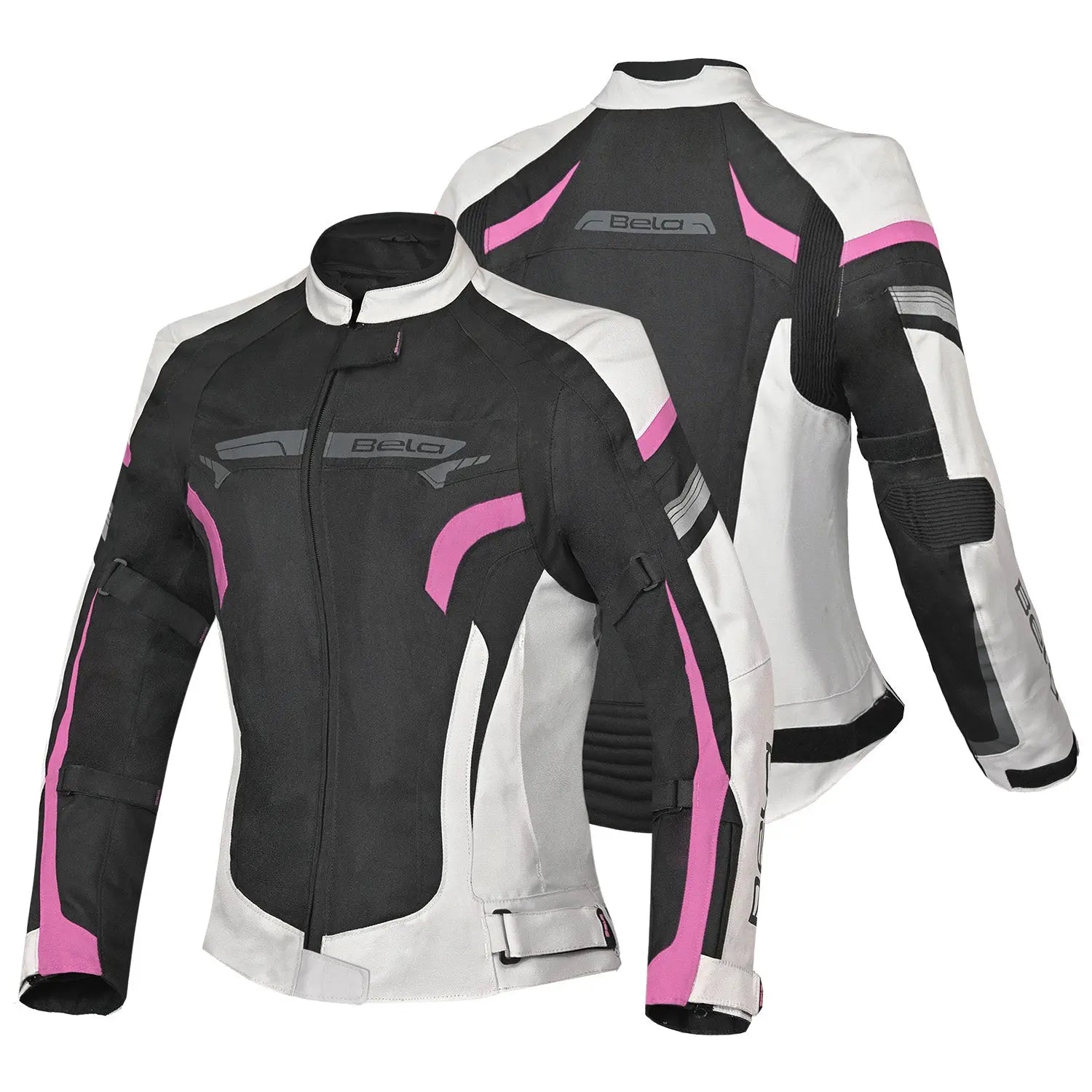 BELA HIGHLAND GIACCA DA MOTO DA DONNA GHIACCIO ROSA 