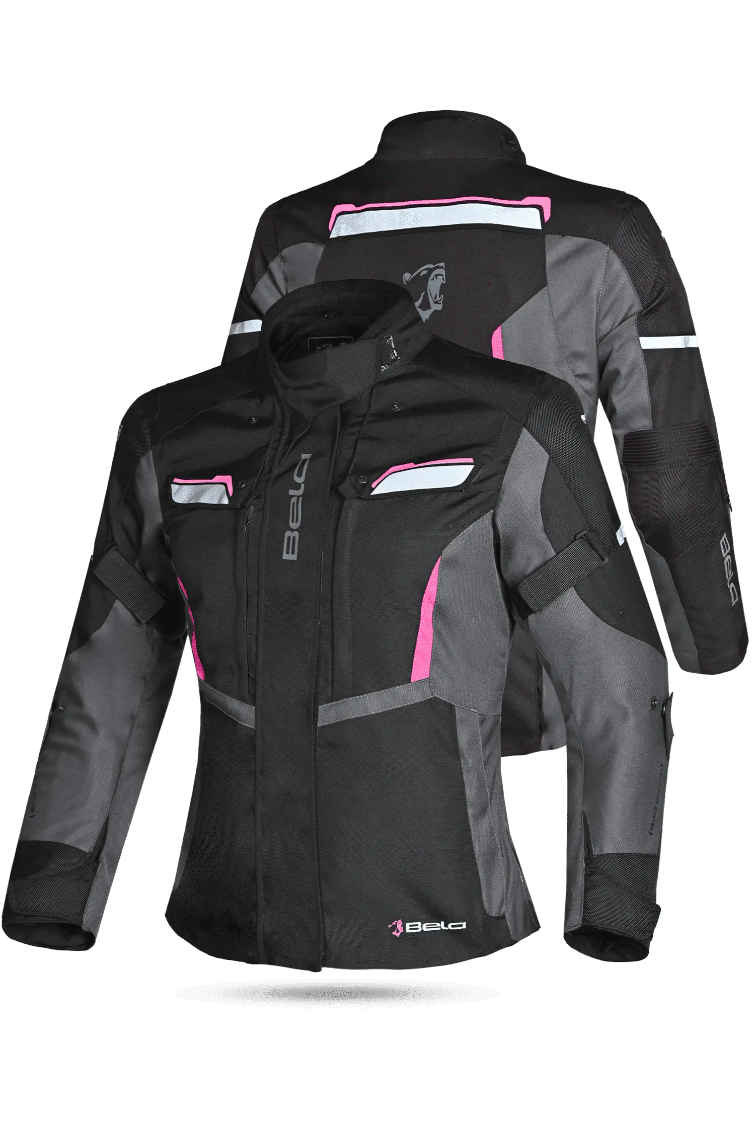 BELA - giacca donna Hurricane - Nero Fushia  Nero 3 IN 1 