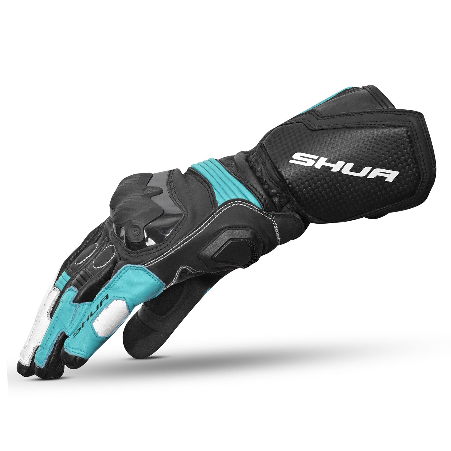 SHUA RANGER PRO GUANTES DE MUJER NEGRO BLANCO TURQUISE 