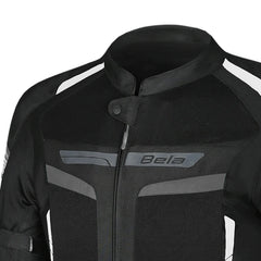 BELA SPRINTER GIACCA DI MOTO DUE STRATI IN TESSUTO UOMO NERO GRIGO 
