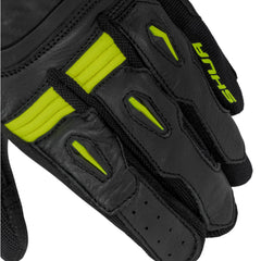 SHUA Proton Guantes De Moto Negro F,AMARILLO 