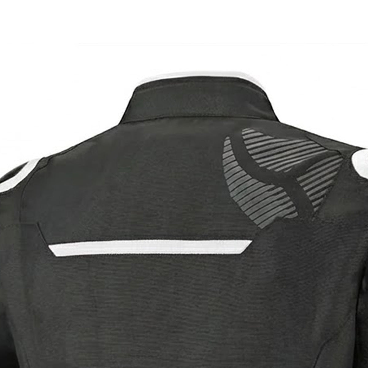 R-TECH KNIGHT RIDER GIACCA MOTO 3 IN 1 DONNA TESSUTO CORTA NERO ANTRACITE BIANCO 